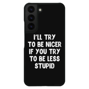 Sarcastic-themed iPhone 14 Plus case design.