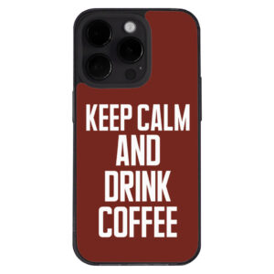 Coffee-themed iPhone 14 Pro case design.