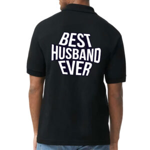 Jersey Sport T-Shirt - "Best Husband Ever" Design.