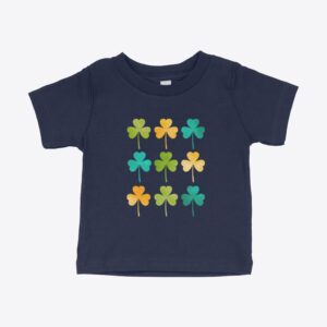 St. Patrick's Day baby t-shirt for adorable celebrations.