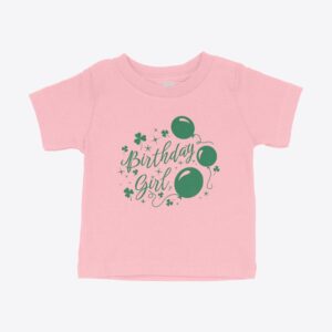 St. Patrick's Day baby birthday t-shirt for adorable celebrations.