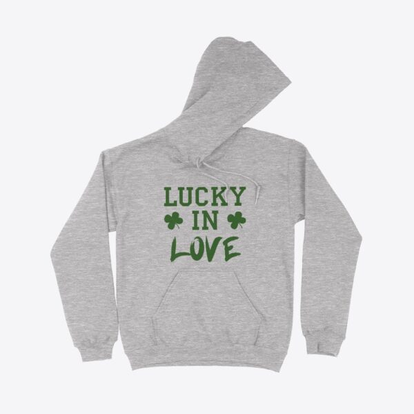 Lucky in Love Heavy Blend Hoodie - Stylish and Comfortable