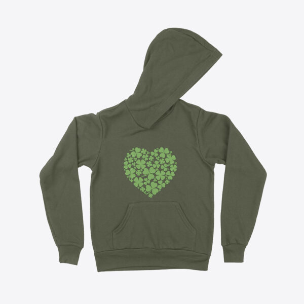 Girls' St. Patrick's Day Fleece Hoodie - [Brand Name] - Festive comfort.