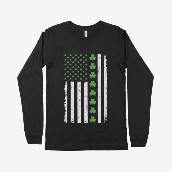 St. Patrick's Day long sleeve men's t-shirt for festive celebrations.