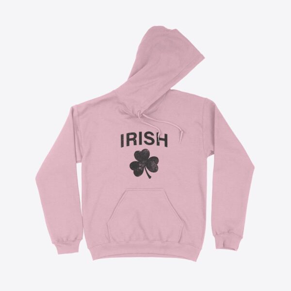 St. Patrick's Day pink heavy blend hoodie for festive celebrations.