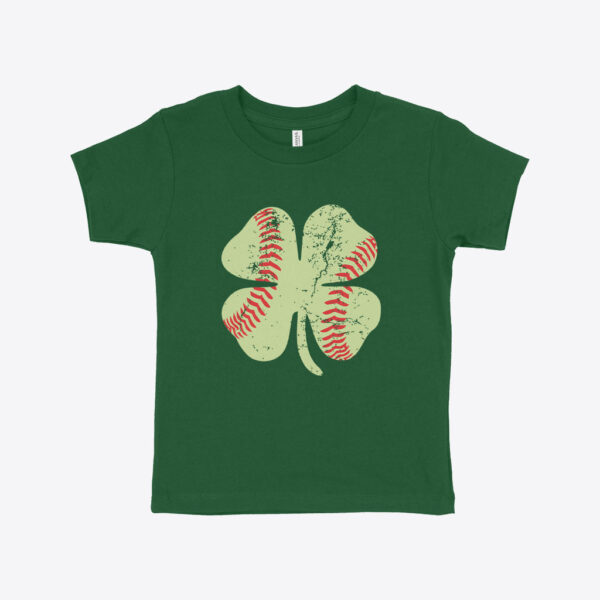 St. Patrick's Day Toddler T-Shirt: Green with playful design