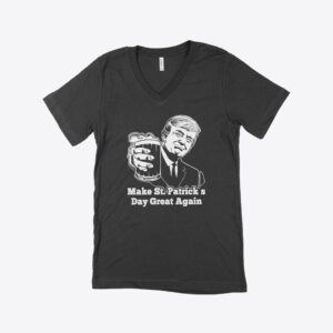 Trump St. Patrick's Day V-Neck T-Shirt