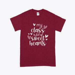 Heavy Cotton Teacher Valentine Shirt