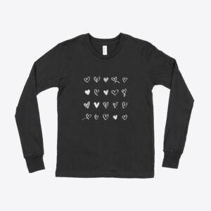 Kids' Jersey Long Sleeve Valentine Shirt