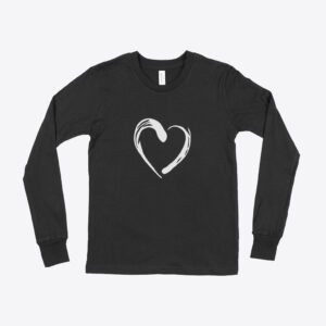 Kids' Jersey Long Sleeve Valentine T-Shirt