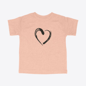 Triblend Valentine Toddler T-Shirt - Adorable comfort for little ones.