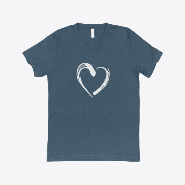 Valentine Triblend V-Neck T-Shirt - Comfortable style for all occasions.