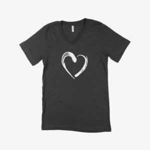 Valentine V-Neck T-Shirt - Comfortable elegance for all occasions.