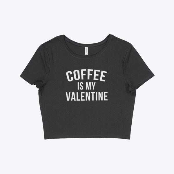 Women's Valentine's Day Cropped T-Shirt - Trendy affectionate style.