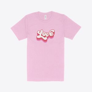 Women's Valentine Heather T-Shirt - Cozy affectionate fashion.