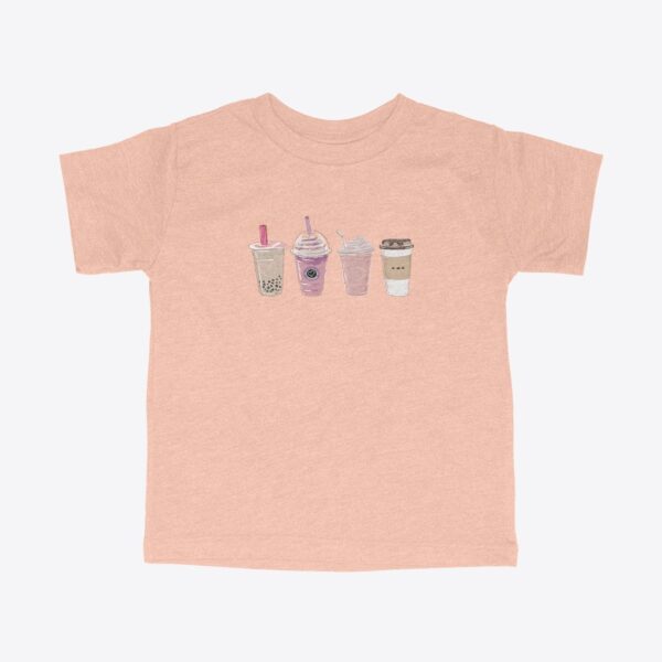 Triblend Valentine's Day Toddler T-Shirt featuring cute heart design.