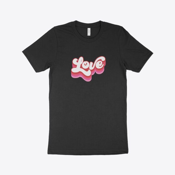 Made in USA Valentine T-Shirt for Women - Patriotic affectionate fashion.