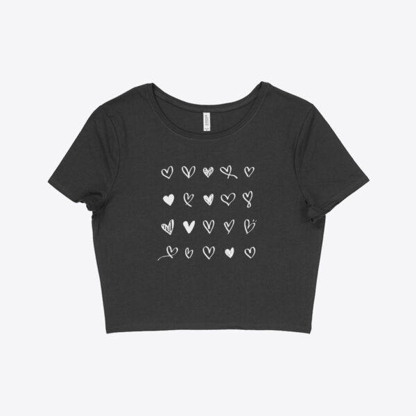 Women's Cropped Valentine Shirt