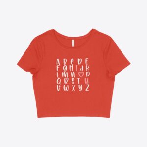 Women's Valentine's Day Cropped T-Shirt