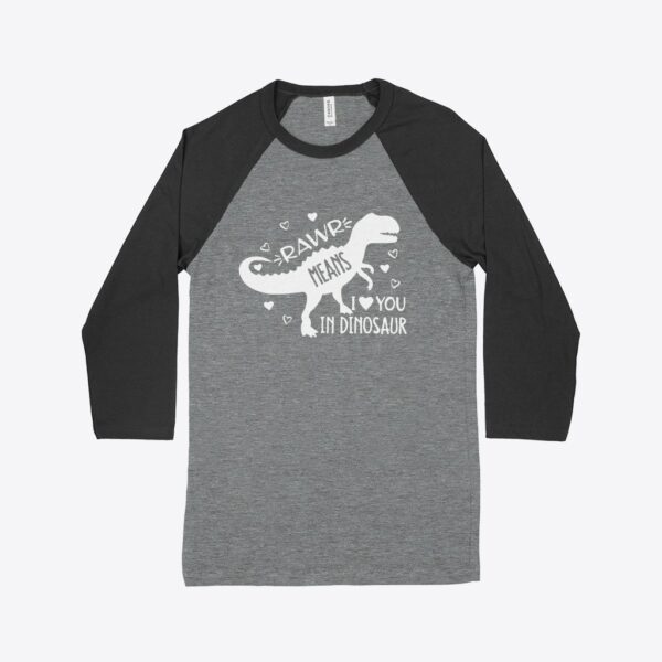 Baseball Dinosaur Valentine Shirt