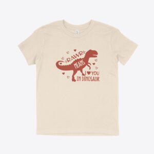 Kids' Dinosaur Valentine Shirt