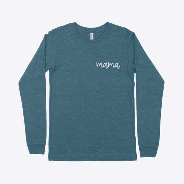 Women's print jersey long sleeve t-shirt with 'Mama' print