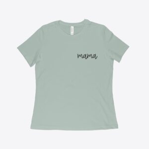 Mama Print Women's Relaxed Jersey T-Shirt - Casual elegance personified.