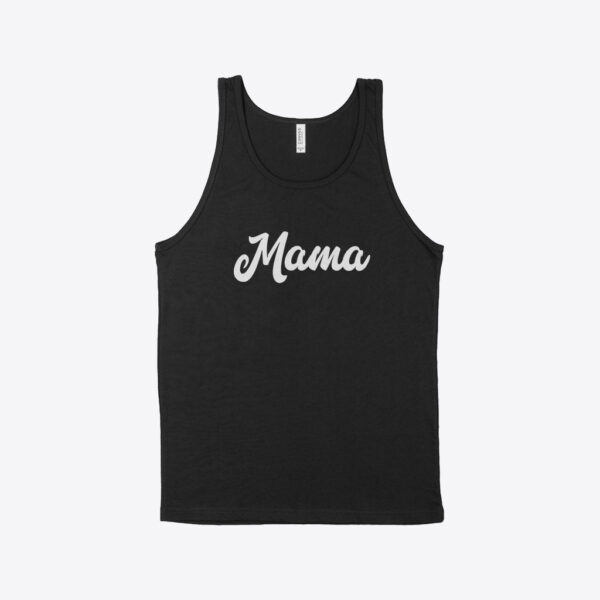 Retro mama vintage jersey tank for timeless style.