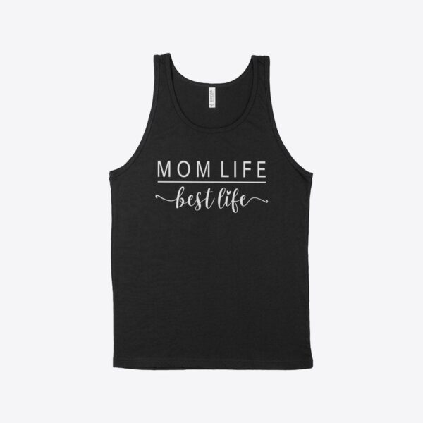 Comfortable mom life jersey tank for everyday adventures.