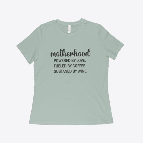 Comfortable motherhood jersey t-shirt for everyday wear.