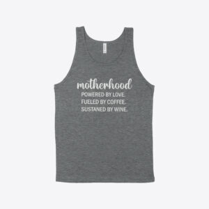 Comfortable motherhood jersey tank for everyday wear.