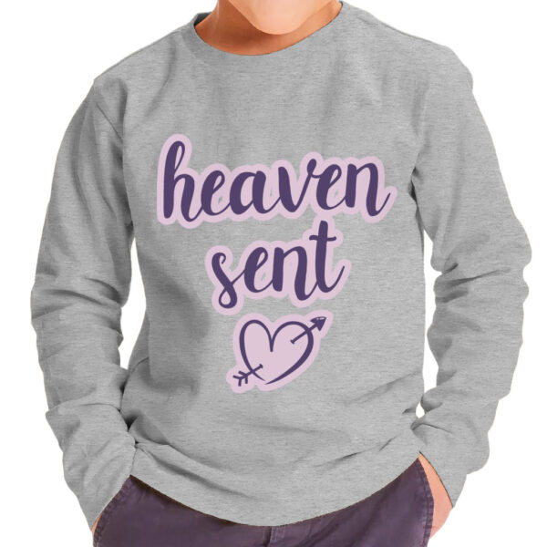 Heaven Sent" toddler long sleeve t-shirt, perfect for everyday wear.