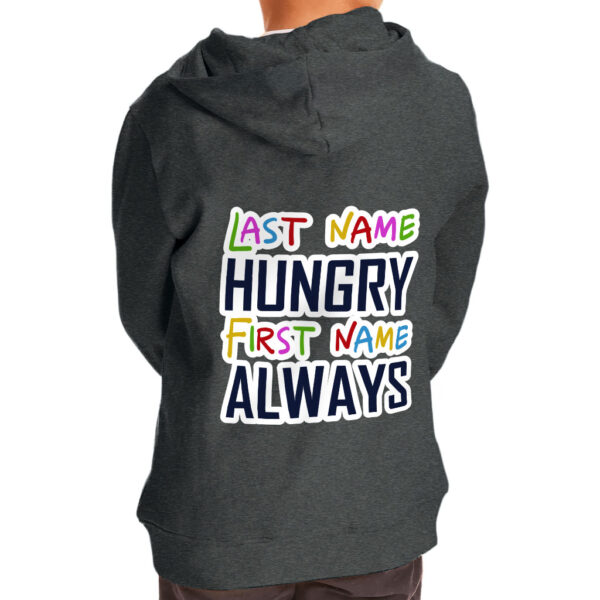 Image of "Always Hungry" Toddler Full-Zip Hoodie - Cozy cuteness.