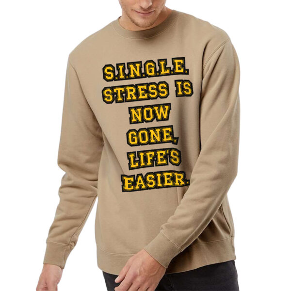 Model wearing Sarcastic Midweight Sweatshirt.