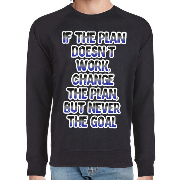 Motivational Quote Raglan Sweatshirt - Stylish Apparel for Inspiration