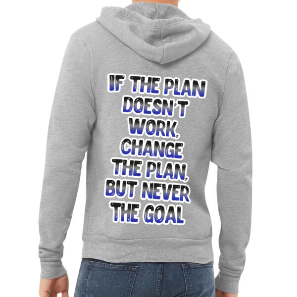 Motivational Quote Best Print Full-Zip Hoodie - Stylish Apparel for Inspiration