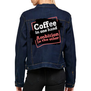 Funny Saying Women's Denim Jacket - Stylish Humor Apparel