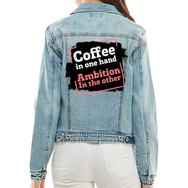 Funny Saying Ladies Casual Denim Jacket - Stylish Humor Apparel