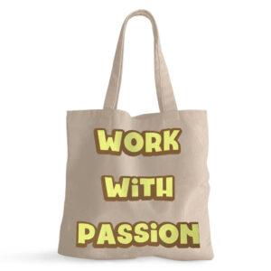 Motivational Saying Shopping Small Tote Bag with inspirational message.