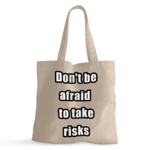 Best Cool Small Inspirational Shopping Tote Bag with inspiring message.