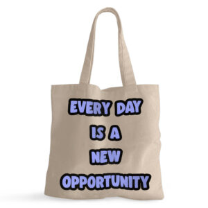 Motivational Quote Small Cute Tote Bag with stylish design.