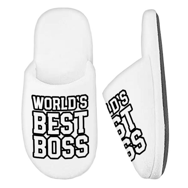 Rule your relaxation with our Boss Memory Foam Slippers!