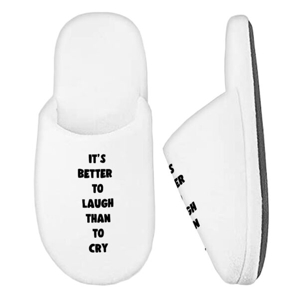 Cool Print Memory Inspirational Foam Slippers - Comfortable Motivation for Feet