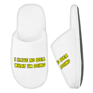 Image depicting Funny Quote Memory Trendy Foam Slippers.