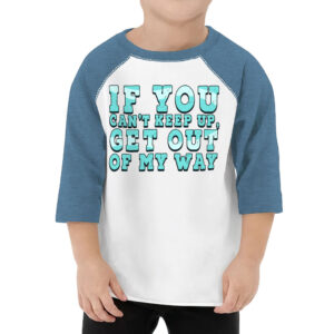 Image depicting Cool Quote Toddler Baseball Trendy T-Shirt.