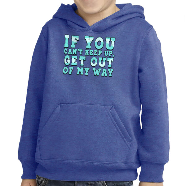 Image depicting Cool Quote Toddler Pullover Trendy Hoodie.