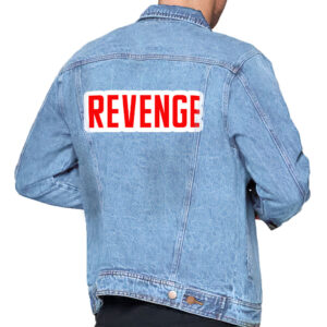 Revenge Light Washed Men's Denim Jacket.