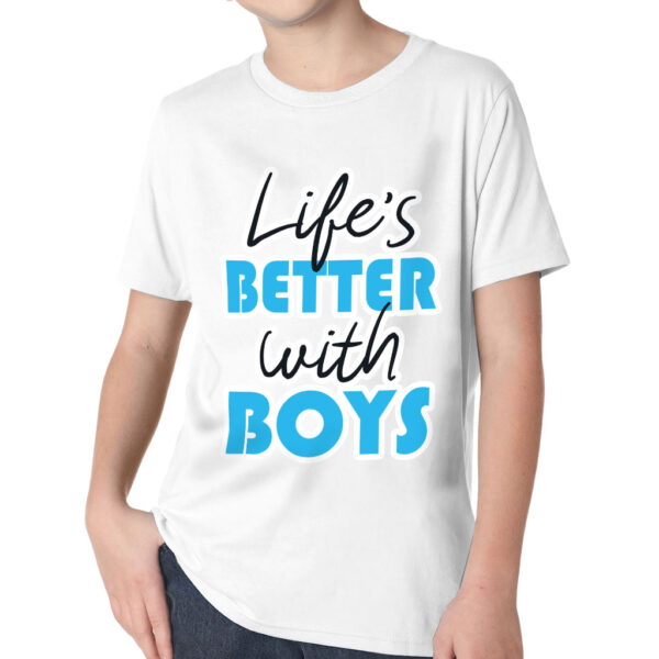 Funny Printed Kids' Quotes Classic Fit T-Shirt.