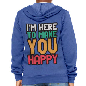 Cute Quote Cool Saying Kids' Full-Zip Hoodie.