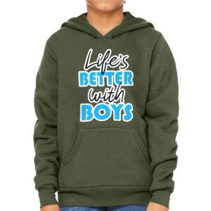 Funny Printed Kids' Sponge Fleece Hoodie.